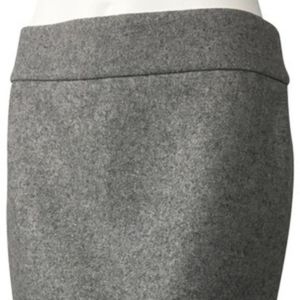J crew Pencil Skirt, sz 2, grey